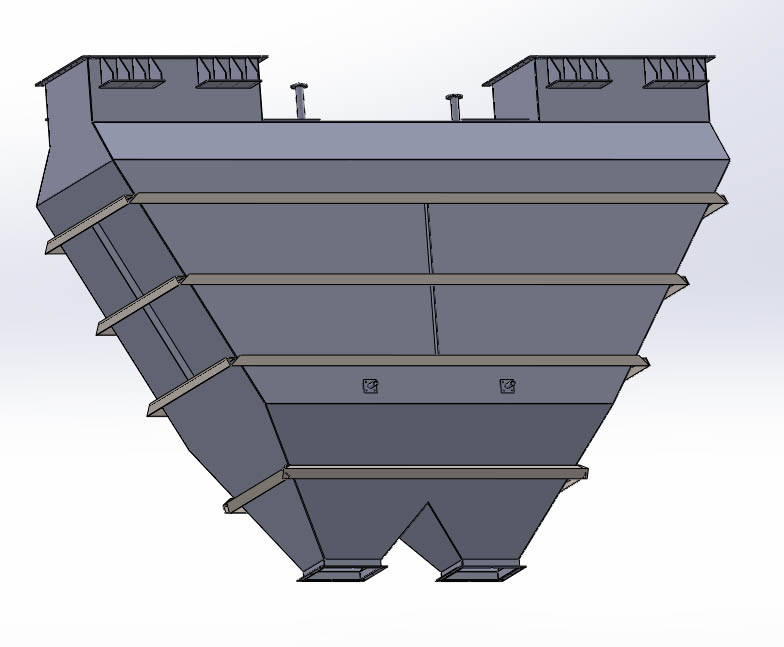 雙膛窯設(shè)備模型